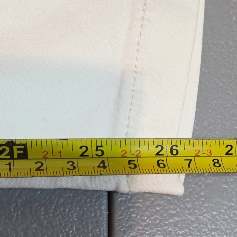PISTOLA Womens‎ 33 High Rise Cropped Straight Leg Utility Pant in Ecru - Picture 12 of 15